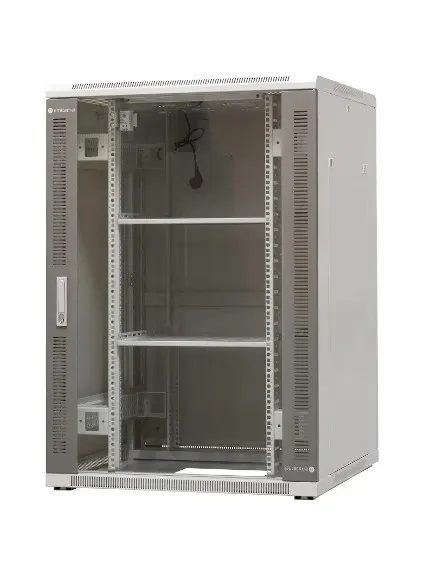 EmiterNet Szafa ramowa stojąca 24U drzwi przód blacha/szkło 800x800x1180mm (szer./gł./wys.)