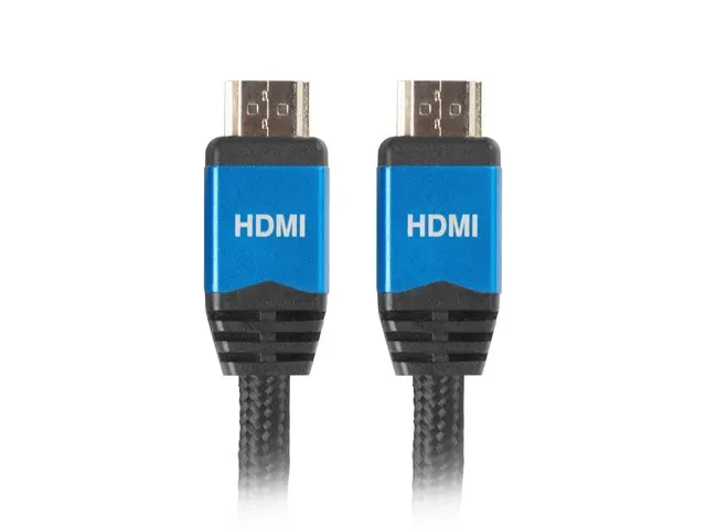 Kabel Lanberg Premium CA-HDMI-20CU-0018-BL (HDMI M - HDMI M; 1 8m; kolor czarny)