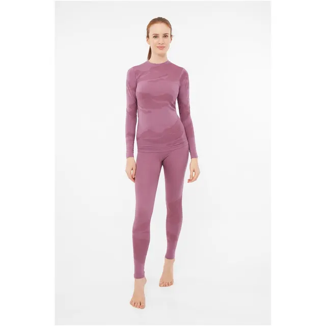 Bielizna damska VIKING Gasher Lady Set Merino różowa L