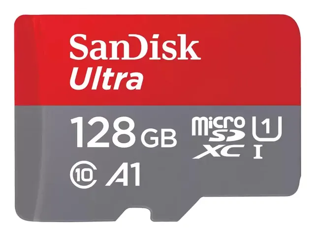SANDISK ULTRA microSDXC 128GB 140MB/s + SD ADAPTER