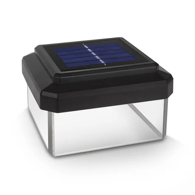 GREENBLUE LAMPA SOLARNA NA SŁUPEK 100*100 - DASZEK KOPERTOWY GB128