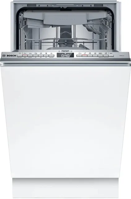 Zmywarka do zabudowy 45 cm BOSCH SPV4EMX61E Serie 4, klasa C, 10 kpl, EfficientDry, szuflada na sztućce, SpeedPerfect