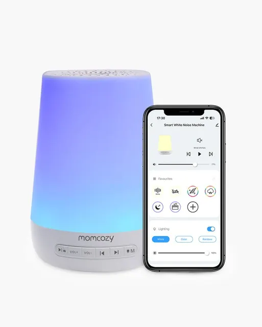 MOMCOZY inteligentny generator dźwięków dla niemowląt – sterowanie przez aplikację
