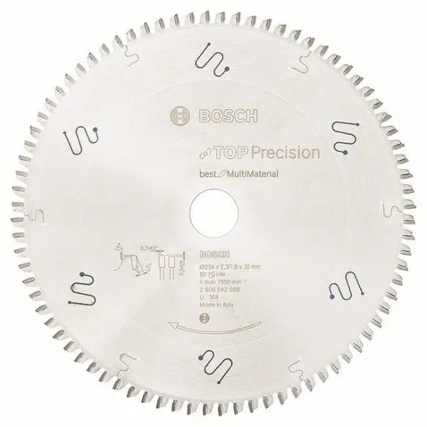 Bosch 2 608 642 098 ostrze do piły tarczowej 25 4 cm 1 szt.
