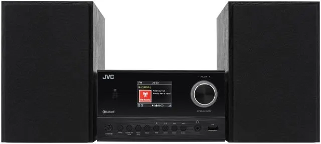 Mini wieża JVC UX-E225B Bluetooth Czarna