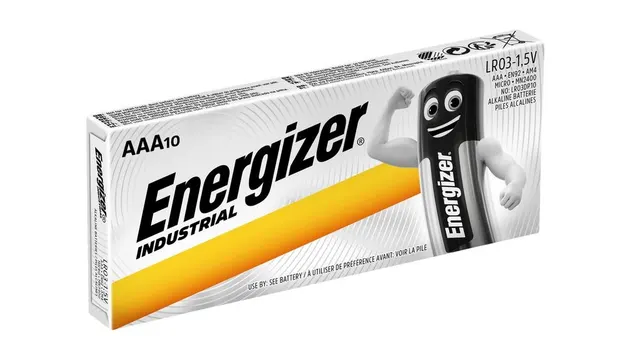 ENERGIZER BATERIA INDUSTRIAL PRO AAA LR03 1 5V 10 SZTUK