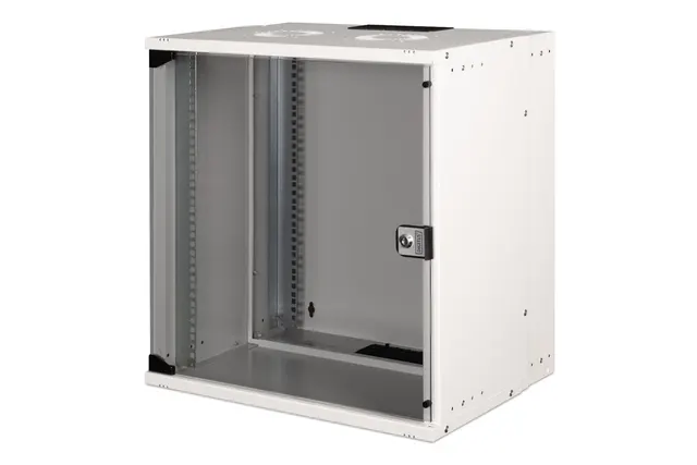 Szafa sieciowa wisząca 19 12U SOHO PRO 595 x 540 x 400 mm drzwi szyba szary niezłożona 60kg