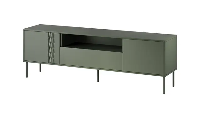 Szafka RTV EF TRESSE 180x40x54 5 zieleń mat