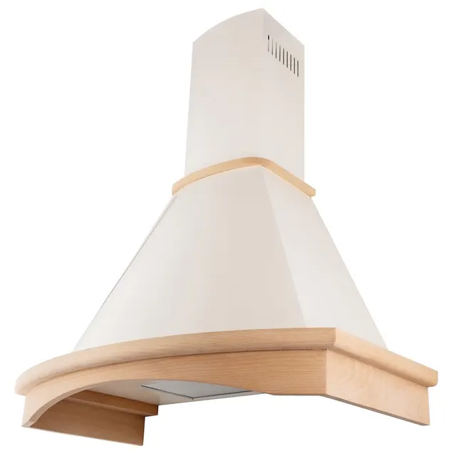 Okap kominowy AKPO WK-4 RUSTICA NOVA 60 cm, rustykalny styl, LED, kremowy