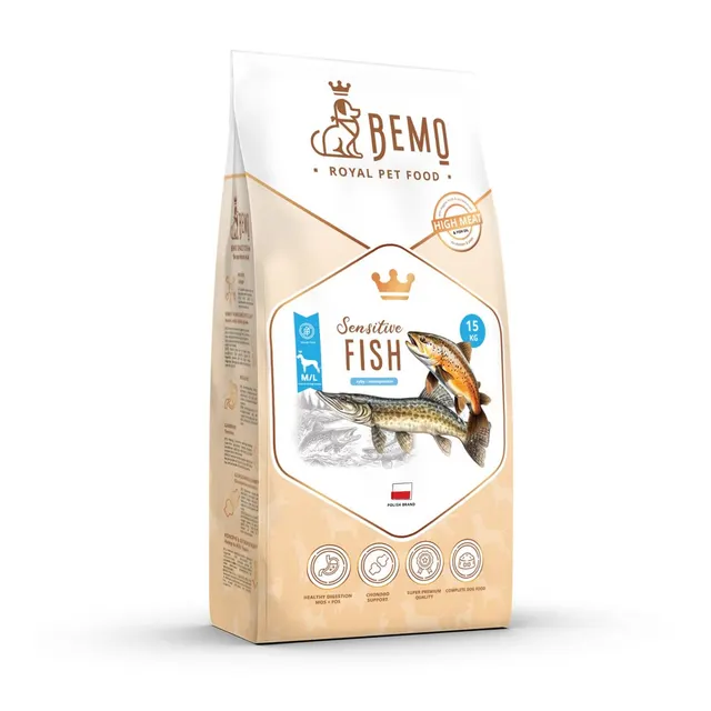Bemo Karma sucha Sensitive Fish - ryba medium/large 15kg