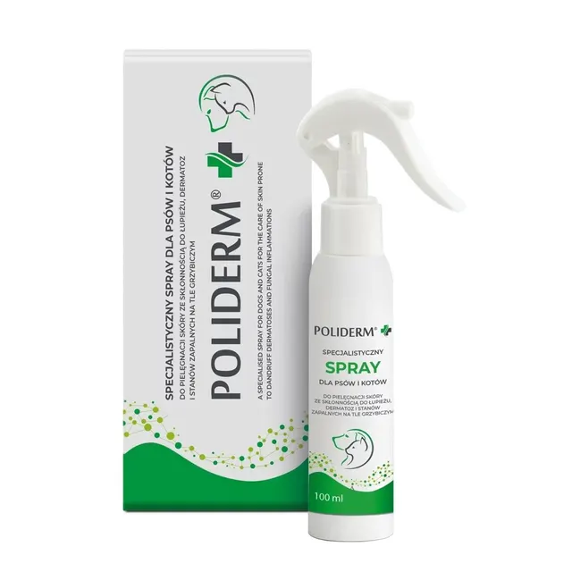 JM SANTE POLIDERM SPRAY na zmiany skórne 100ml