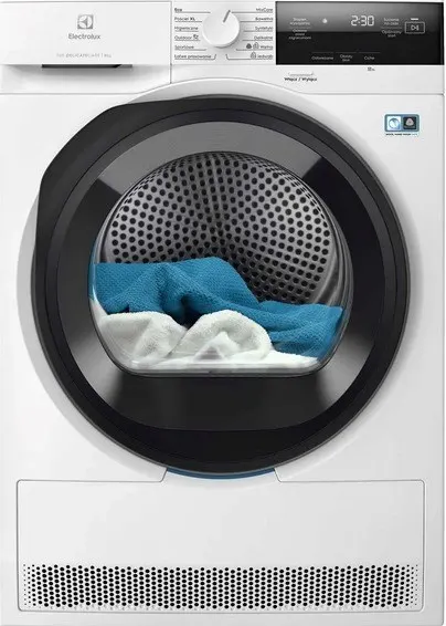 Suszarka ELECTROLUX EW7DX385AP z pompą ciepła 8kg klasa E 66dB SensiCare DelicateCare