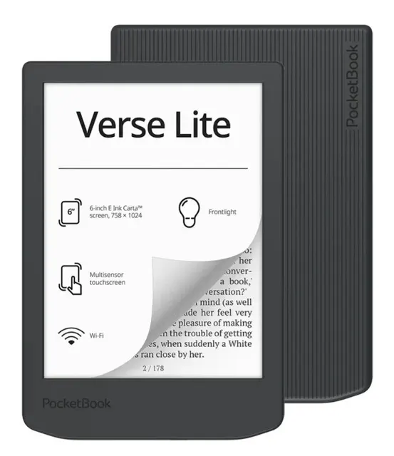 Czytnik E-booków PocketBook Verse Lite 619 6 8GB Wi-Fi Szary