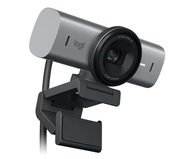 Logitech MX Brio 705 for Business kamera internetowa 8 5 MP 4096 x 2160 px USB 3.2 Gen 1 (3.1 Gen 1) Aluminium Czarny