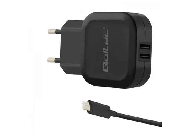 Ładowarka sieciowa Qoltec 50188 (3400 mA; 17W; USB USB typ C)