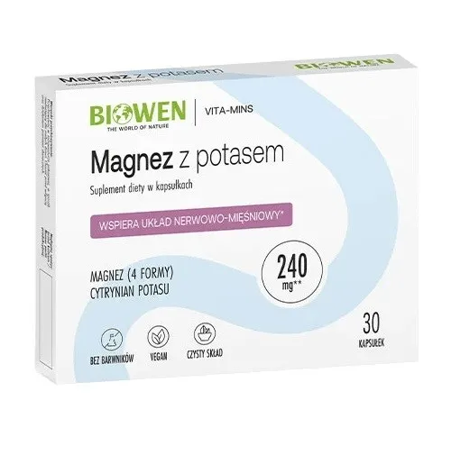 Biowen Blistry Magnez z potasem