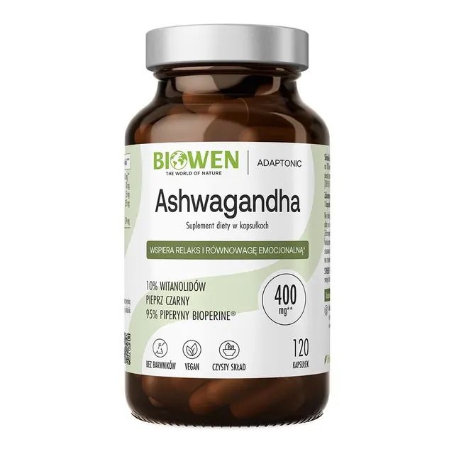 BIOWEN Ashwagandha - 120 kapsułek