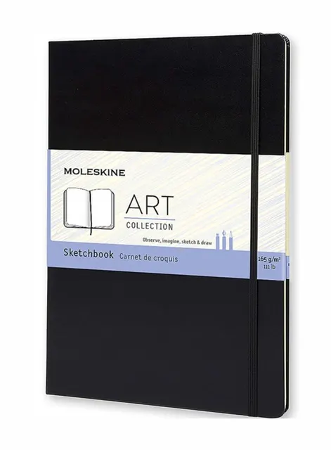 MOLESKINE Szkicownik A4 (21x29 7cm) twarda oprawa 96 stron czarny