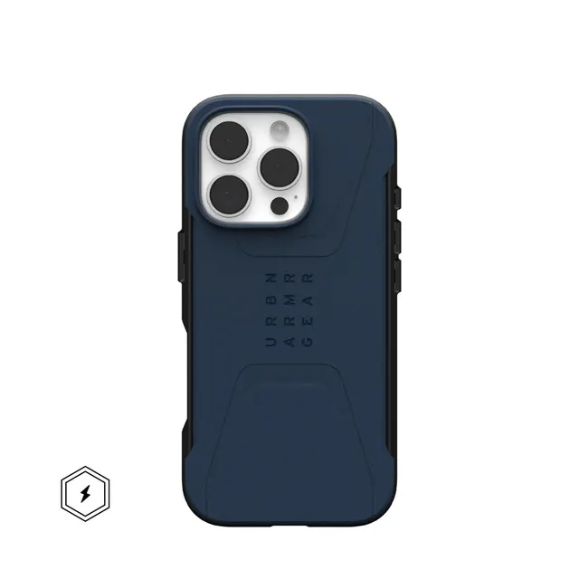 Cywilny futerał UAG MagSafe, Jabłko iPhone 16 Pro, Krzyżówka (niebieska)