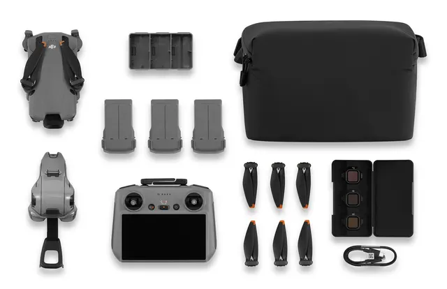 DJI MINI 5 PRO FLY MORE COMBO ( RC 2) 4 wirn. Quadcopter 50 MP 3840 x 2160 px 2788 mAh Czarny Szary