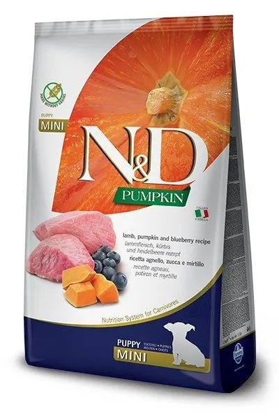 FARMINA N&D GF PUMPKIN LAMB&BLUEBERRY PUPPY 7kg