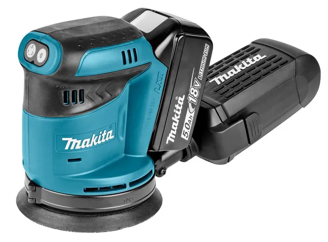 Makita Szlifierka mimośrodowa 18V DBO180RTJ 125/2 8mm 2x5 0Ah