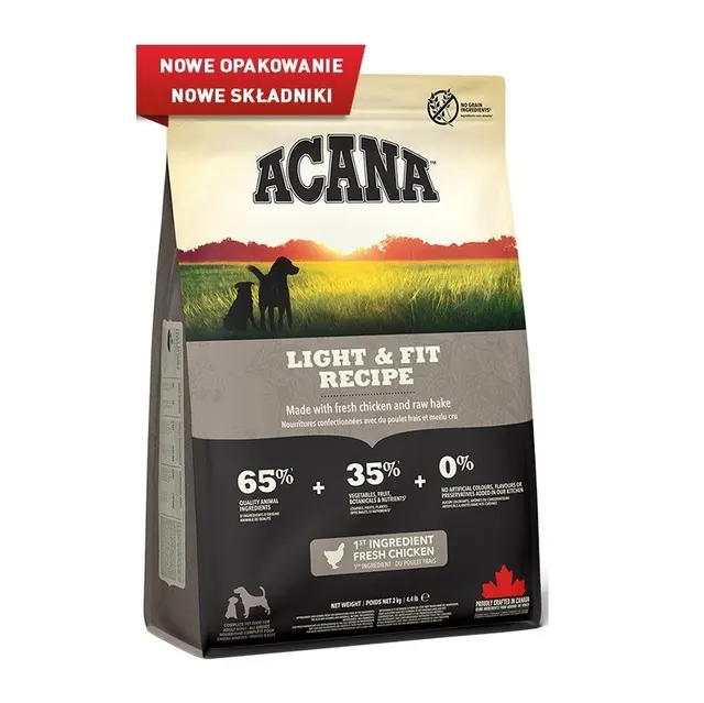 ACANA Dog Light & Fit - sucha karma dla psa - 2 kg