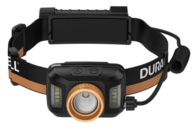 Duracell DH1500R Latarka czołowa Czarny Pomarańczowy