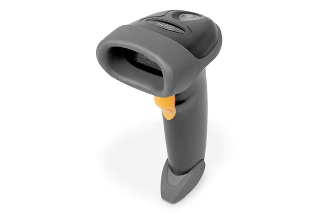 DIGITUS CZYTNIK KODÓW KRESKOWYCH PRZEWODOWY USB-RJ45 2M 1D I 2D ZGODNY Z KODAMI QR STOJAK W ZESTAWIE DA-81002