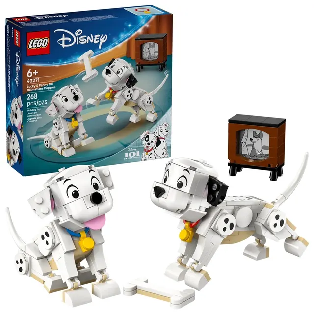LEGO Disney 43271 - 101 dalmatyńczyków: Szczeniaczki Szczęściarz i Penny