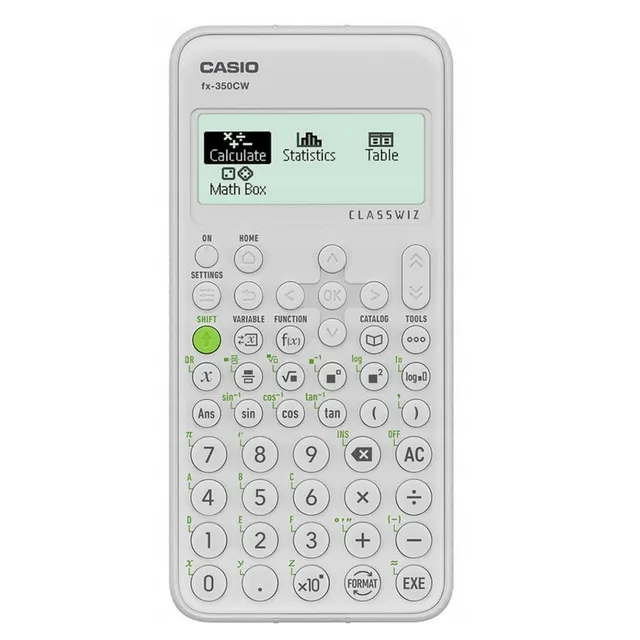 CASIO KALKULATOR NAUKOWY BIUROWY FX-350CW BOX SZARY