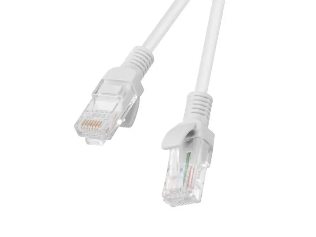 Patchcord UTP Lanberg PCU6-10CC-0150-S (RJ45 - RJ45 ; 1 5m; UTP; kat. 6; kolor szary)