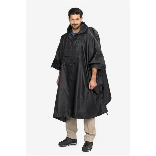 Poncho przeciwdeszczowe dla dorosłych VIKING Vesper Backpack czarne UNI
