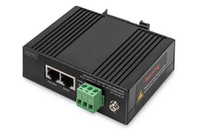 Digitus Gigabit EthernetPoE Injector przemysłowy