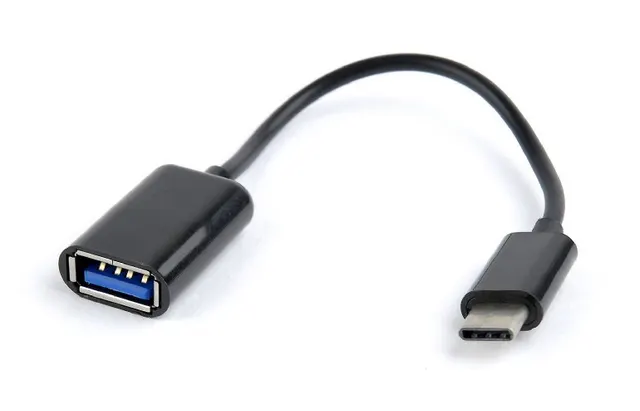Kabel GEMBIRD A-OTG-CMAF2-01 (USB typu C M - USB 2.0 F; 0 20m; kolor czarny)