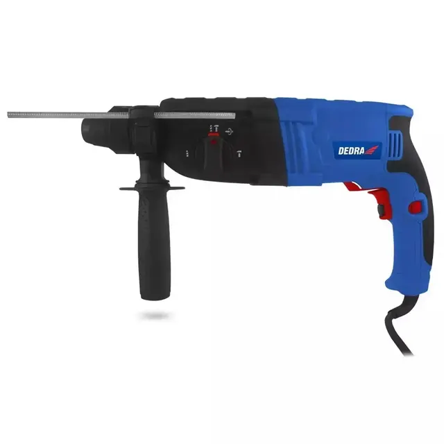 DEDRA Młotowiertarka z udarem 900W DED7850 SDS PLUS 0-1300 RPM 4 funkcje walizka