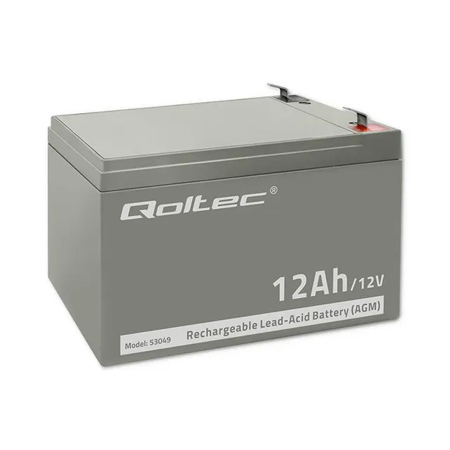 QOLTEC AKUMULATOR AGM, 12V, 12AH