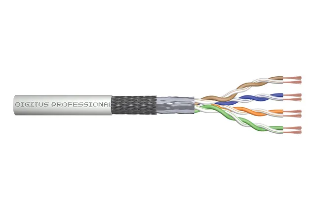 Digitus Kabel typu linka kat.5e SF/UTP AWG 26/7 PVC 100m szary karton