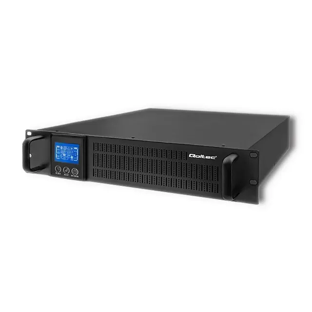 QOLTEC ZASILACZ AWARYJNY UPS RACK, 1KVA, 800W, LCD