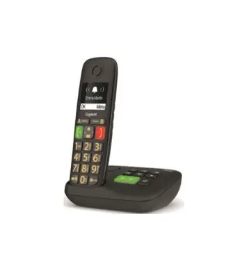 Telefon bezprzewodowy Gigaset E290 A schnurloses DECT telefon czarny