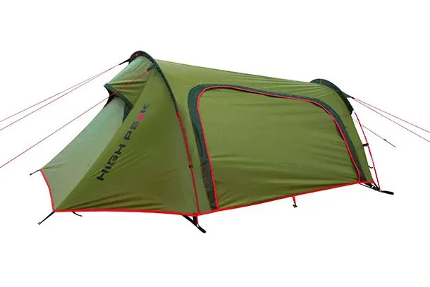 Namiot High Peak Sparrow 2 zielono-czerwony 2-osobowy