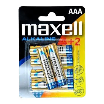 Maxell Baterie alkaliczne ALKALINE LR03 LR3 AAA BLISTER 1 5V x 4 szt.+ 2 szt.