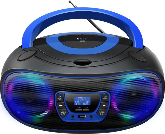 Boombox Denver TDB-212BU niebieski