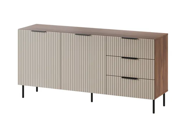 Komoda 1 ALMERA 156x42x75 orzech/kaszmir