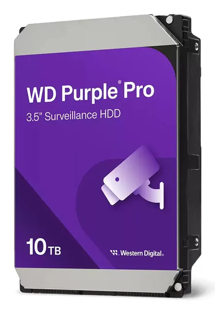 Dysk HDD WD Purple Pro WD102PURP (10 TB ; 3.5 ; 256 MB; 7200 obr/min)