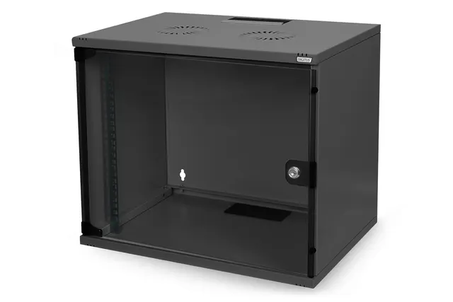 Digitus Szafa sieciowa wisząca 19 7U rack 540x400 drzwi szyba szary niedzielona niezłożona 60kg