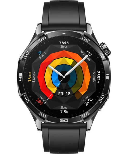 Huawei WATCH GT 5 46mm Vili-B19F, Smart watch, GPS (satellite), AMOLED, 1.43 inches, Black
