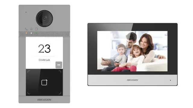 Zestaw wideodomofonowy DS-KIS604-S(C) Hikvision