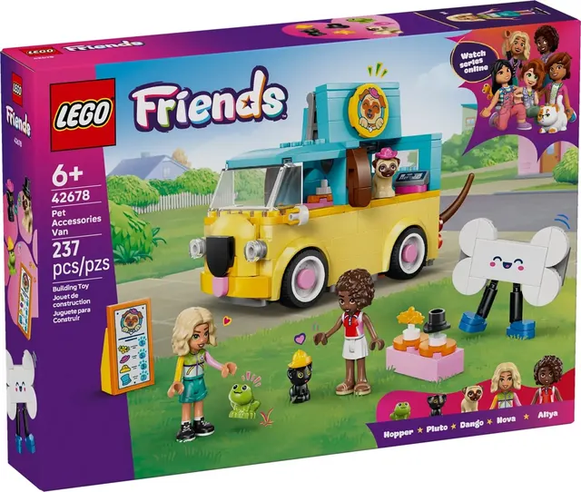 LEGO Friends 42678 - Furgonetka z akcesoriami dla zwierząt