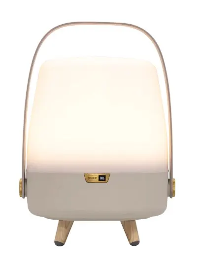 Kooduu Lite-up PLAY Mini Głośnik mono przenośny Piaskowy Biały Drewno 8 W